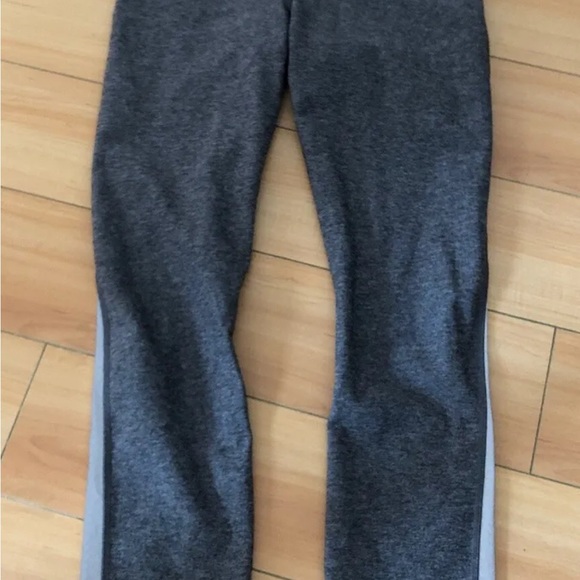 LULULEMON ATHLETICA Heathered Black LIGHT SPEED TIGHT/ Pants size 4 SMALL - Picture 8 of 11